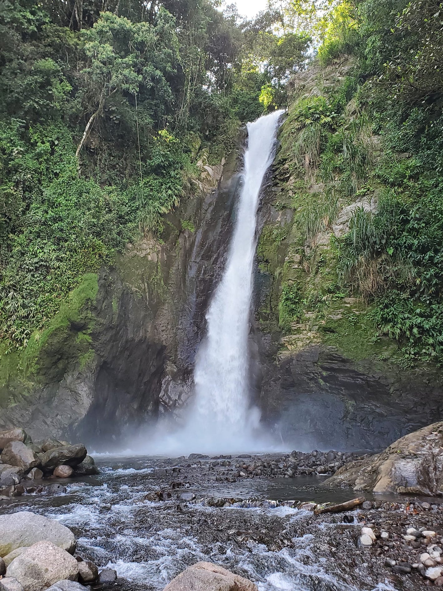 Waterfall from Cartago Province